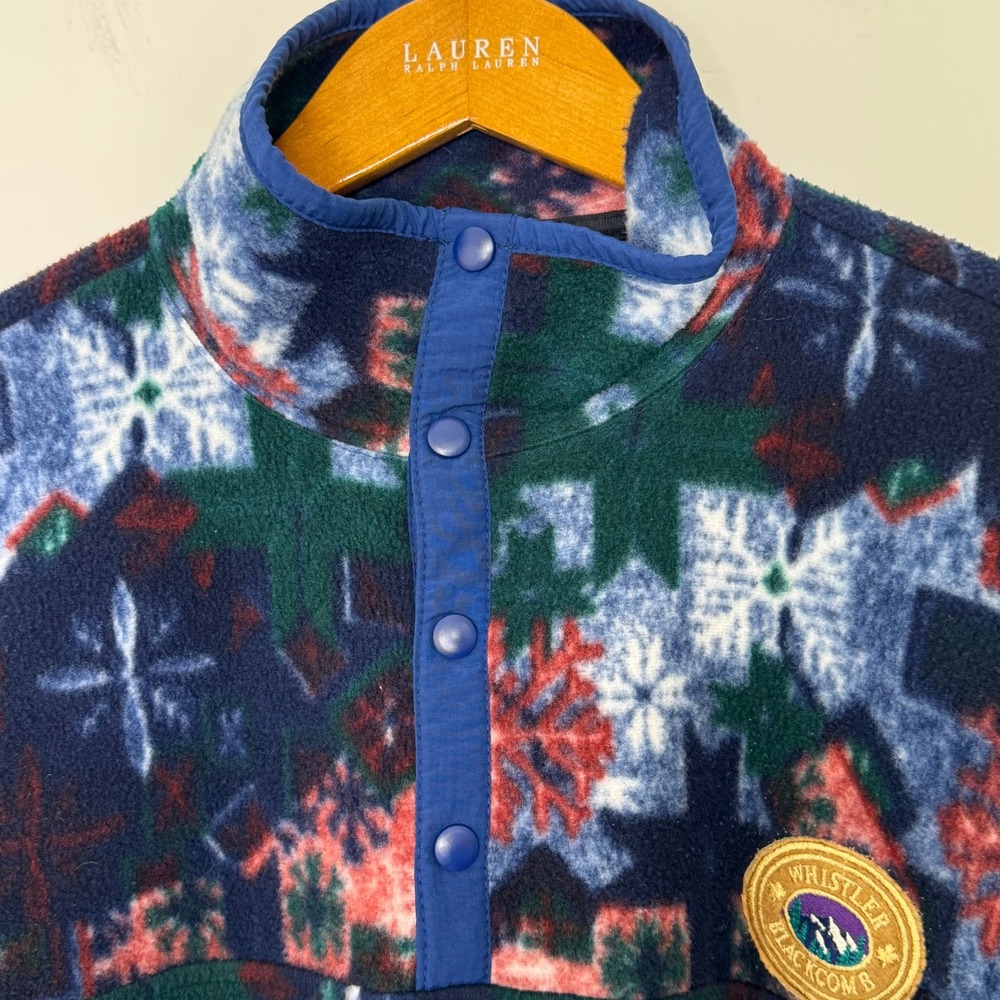 Vintage Mountain Memories The Banff Shirt Co. Snap Front Fleece Womens XL - Picture 6 of 11